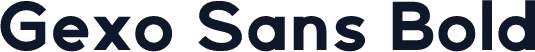 Gexo Sans Bold