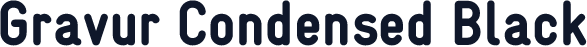 Gravur Condensed Black
