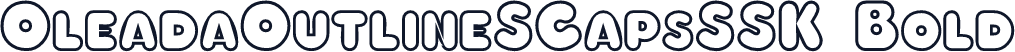 OleadaOutlineSCapsSSK Bold
