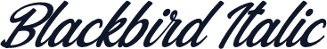 Blackbird Italic