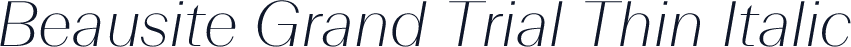 Beausite Grand Trial Thin Italic