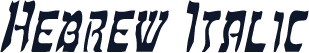 Hebrew Italic
