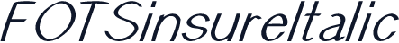 FOTSinsureItalic