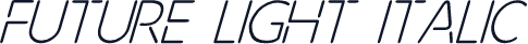 Future Light Italic