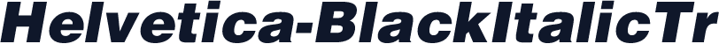 Helvetica-BlackItalicTr