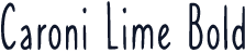 Caroni Lime Bold