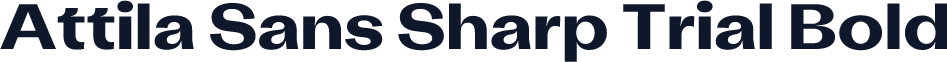 Attila Sans Sharp Trial Bold