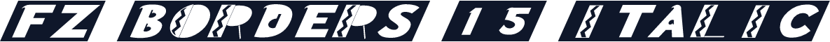 FZ BORDERS 15 ITALIC