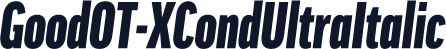 GoodOT-XCondUltraItalic