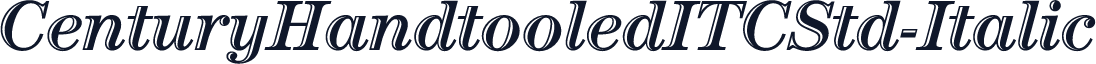 CenturyHandtooledITCStd-Italic