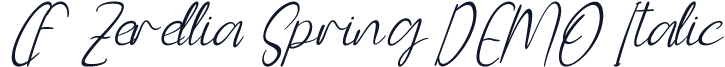 CF Zerellia Spring DEMO Italic
