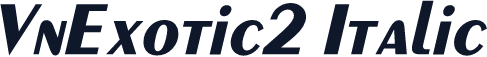 VnExotic2 Italic