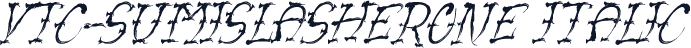 VTC-SumiSlasherOne Italic