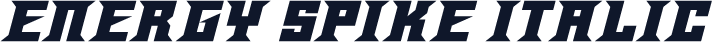 Energy Spike Italic