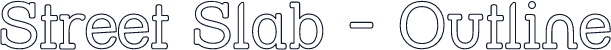 Street Slab - Outline
