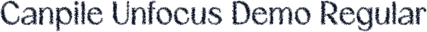 Canpile Unfocus Demo Regular
