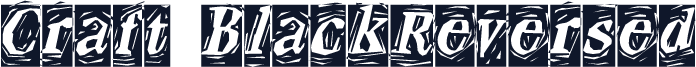 Craft BlackReversed