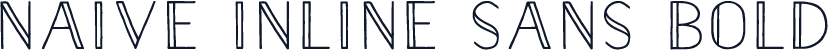 Naive Inline Sans Bold