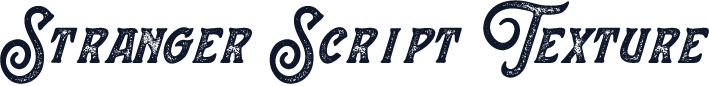 Stranger Script Texture