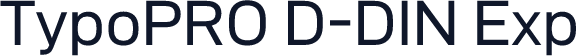 TypoPRO D-DIN Exp