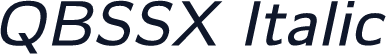 QBSSX Italic