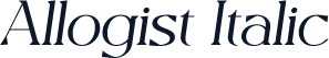 Allogist Italic