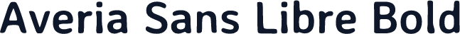 Averia Sans Libre Bold