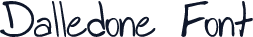 Dalledone Font