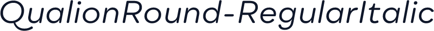 QualionRound-RegularItalic