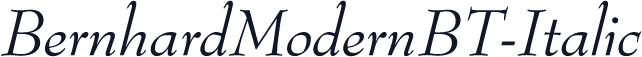 BernhardModernBT-Italic