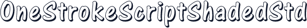 OneStrokeScriptShadedStd