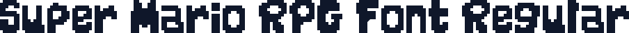 Super Mario RPG Font Regular