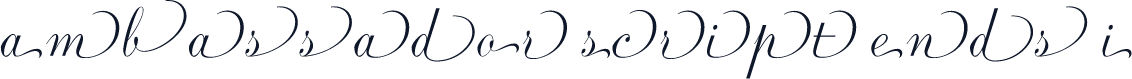 Ambassador Script Ends I