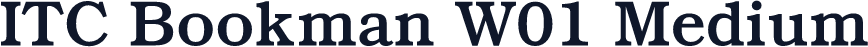 ITC Bookman W01 Medium
