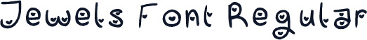 Jewels Font Regular