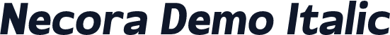 Necora Demo Italic