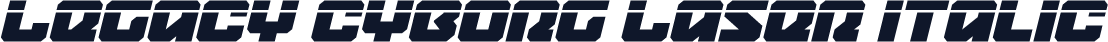 Legacy Cyborg Laser Italic