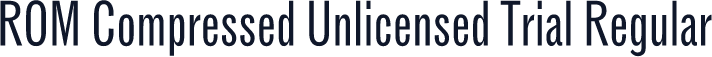 ROM Compressed Unlicensed Trial Regular