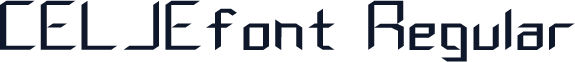 CELJEfont Regular