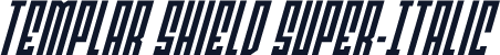 Templar Shield Super-Italic