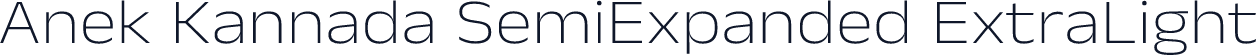 Anek Kannada SemiExpanded ExtraLight