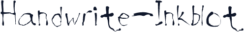 Handwrite-Inkblot