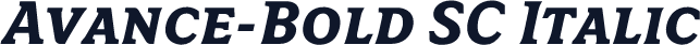 Avance-Bold SC Italic
