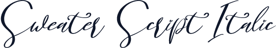 Sweater Script Italic