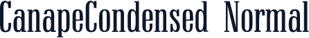 CanapeCondensed Normal