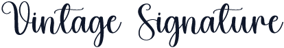 Vintage Signature