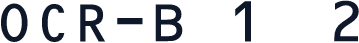 OCR-B 12