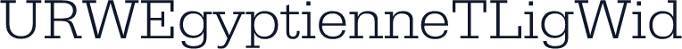 URWEgyptienneTLigWid