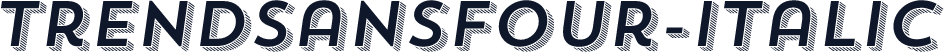 TrendSansFour-Italic