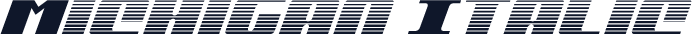 Michigan Italic